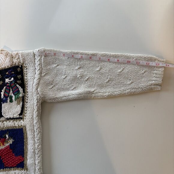 Children's Vintage Christmas Sweater Winter Ugly Knit Holiday - Picture 6 of 9